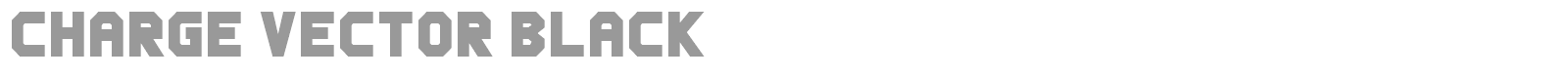 Charge Vector font preview